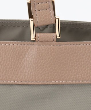 LA BAGAGERIE コンビ2WAYトートバッグ MEDIUM グレー