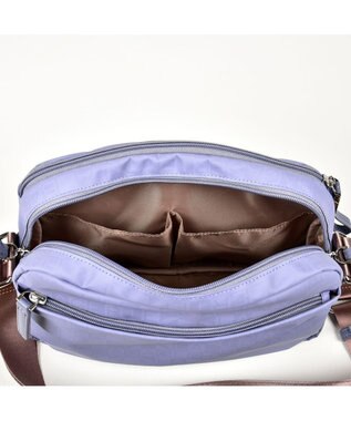 LA BAGAGERIE モノグラムデイリーショルダー ブルー