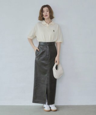 WEGO 【ユニセックス着用ITEM/SMLサイズ展開】U.S. POLO ASSN.別注ポロシャツ ホワイトアイボリー