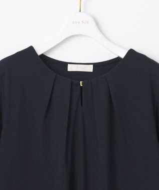 ANY SIS 【吸水速乾】コンフォートジャージータック カットソー ネイビー