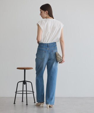 YECCA VECCA 【接触冷感】COOLバックピンタックブラウス Off White