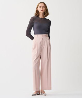 uncrave シルキー ニット コンビ トップス スレート