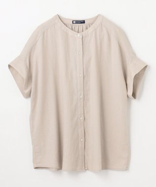 ANY フレンチリネンシャツブラウス サンドベージュ