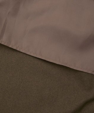 CRAFT STANDARD BOUTIQUE ウエスト折り返しスラックス Brown Mixture