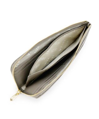 IBIZA 牛革　Ｌ字ファスナー長財布 ラベンダー