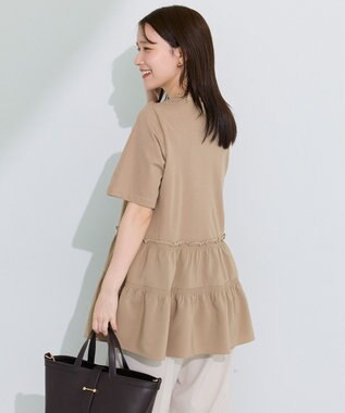 Green Parks 裾ドッキングプルオーバー Beige