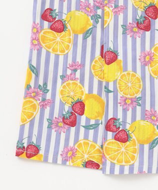 ANY KIDS 3WAY ロング丈 浴衣 セット フルーツ×ストライプ