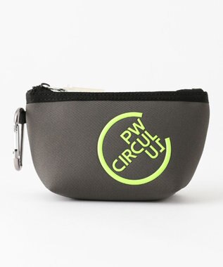 PW CIRCULUS 【UNISEX】ロゴ ポーチ ライトグレー系