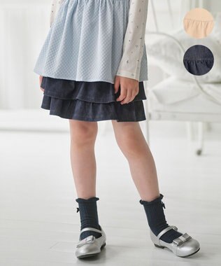 組曲 KIDS 【150-160㎝】リボンティアード キュロット