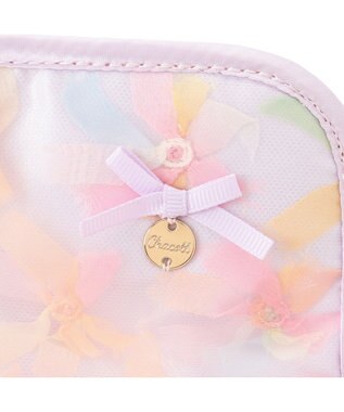 Chacott フラワーオーガンジーロールケース ロイヤルピンク