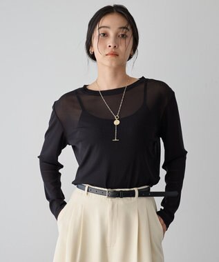 YECCA VECCA クルーネックシアートップス