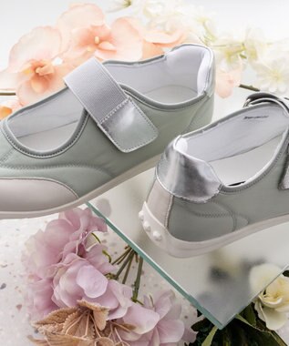 Bridget Birkin 【PARADIS COULEUR】ロープロファイルメリージェーンスニーカー グリーンコンビ