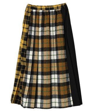 AMERICAN HOLIC アソートチェックプリーツスカート Yellow