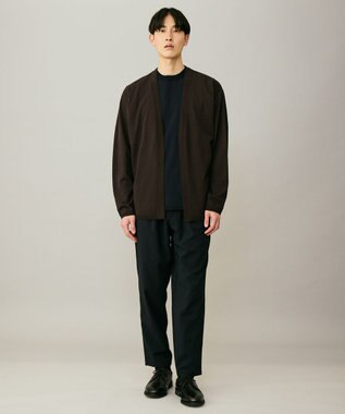 UNFILO MENS アラエルエアリーシアーカーデ ブラウン