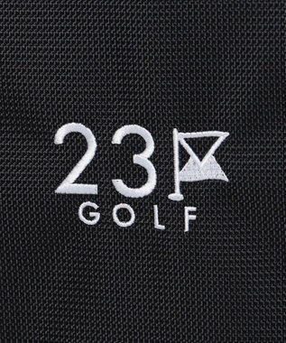 23区GOLF 待望の新デザイン登場！セルフスタンドバッグ内蔵キャディバッグ ブラック系