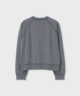 Paul Smith Horseshoe Leopardジップアップ ニット グレイッシュブルー