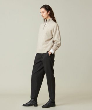 J.PRESS YORK STREET 【UNISEX】NEW ENGLAND ハーフジップニット ベージュ系