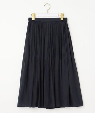 ANY SIS 【洗える】シャイニープリーツ スカート ネイビー