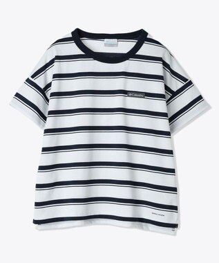 Columbia Columbia/ ウィメンズクラウドアベニューショートスリーブTシャツ /コロンビア Sea Salt Border