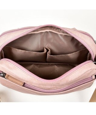 LA BAGAGERIE モノグラムデイリーショルダー ピンク