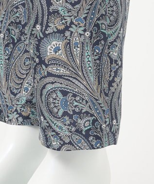 23区 【R(アール)】Ratti ペイズリープリント パンツ ネイビー系5