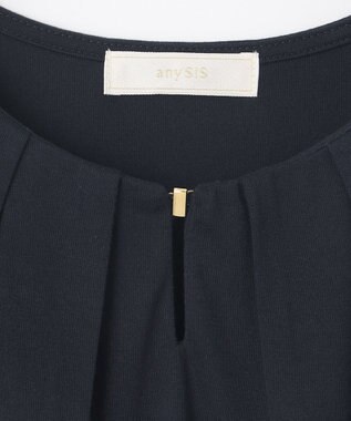 ANY SIS 【吸水速乾】コンフォートジャージータック カットソー ネイビー