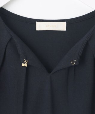 ANY SIS 【吸水速乾】コンフォートジャージータック カットソー ネイビー