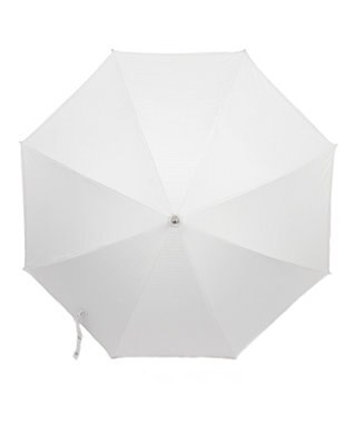 MOONBAT 【軽量】POLO RALPH LAUREN 晴雨兼用日傘 長傘 ジャガード×レース／遮光 遮熱 UV オフホワイト