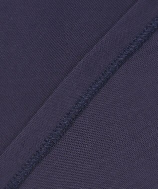 23区 【SLOW/一部店舗限定】ライトツイストコットン 切り替えデザイン Tシャツ パープル系