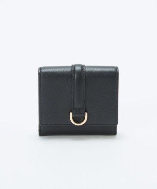 TOPKAPI 【TREASURE TOPKAPI】ソフトレザー ベルトデザイン 三つ折り財布　 ブラック