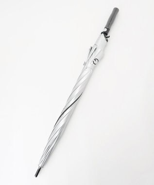 23区GOLF 【UNISEX】1本あると便利。お天気の急変にも対応可能◎大き目で安心の晴雨兼用傘 シルバー系