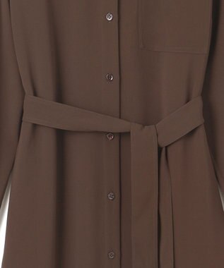 BEIGE， 【WEB限定】MANASLU / シャツワンピース Brown