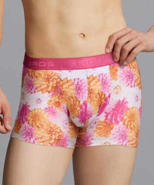 WACOAL MEN ボクサーパンツ 【ハナコトバパンツ】 フロント快適設計 肌あたり軽減設計 誕生日 記念日 前閉じ 下着 メンズ GT3221 /ブロス バイ ワコールメン ピンク