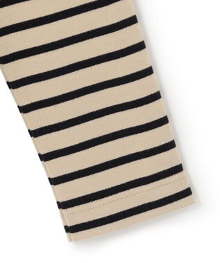 23区 L Armor-lux スムース カットソー ベージュ×ブラックボーダー