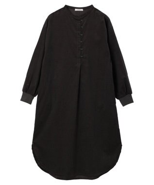 CRAFT STANDARD BOUTIQUE コーデュロイリブ付きワンピース Charcoal Gray