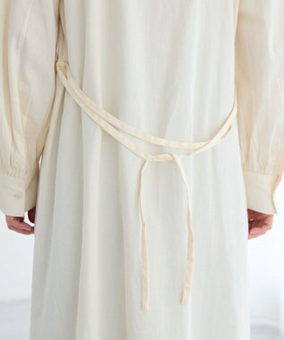 CRAFT STANDARD BOUTIQUE インド製 カットワークシシュウワンピース Natural