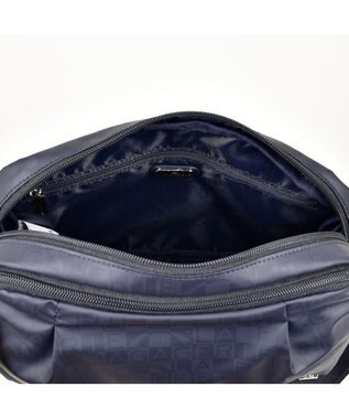 LA BAGAGERIE モノグラムデイリーショルダー ネイビー