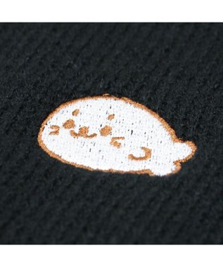 Mother garden しろたん 刺繍ニットカーディガン ユニセックス 黒