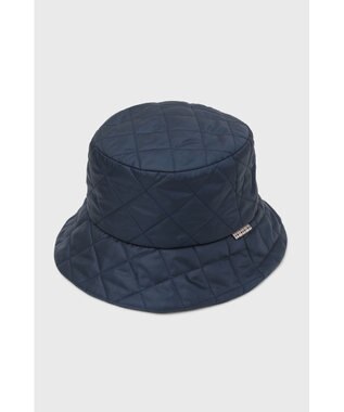DAKS キルティング バケットハット（ハウスチェック裏地） ネイビー
