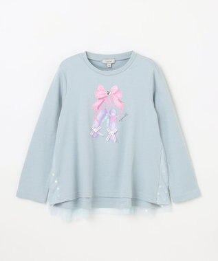 ANY KIDS トゥシューズバックシャン長袖Tシャツ ミント