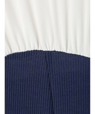 earth music&ecology ビスチェ風ドッキングワンピース Blue