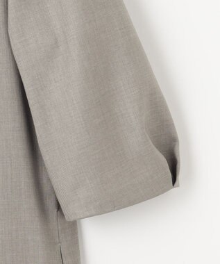 J.PRESS LADIES L 【洗える・UV加工・吸水速乾】OXIJEWELストレッチ ワンピース グレー系