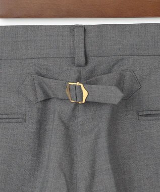 J.PRESS MEN 【J.PRESS ORIGINALS】PEPPIN MERINO TROPICAL PIPED STEM TROUSERS / JAPAN MADE ライトグレー系