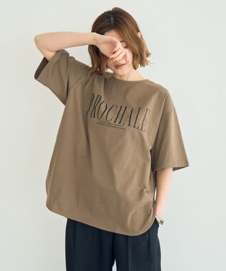 YECCA VECCA 【UVカット】ロゴBIGTee Khaki