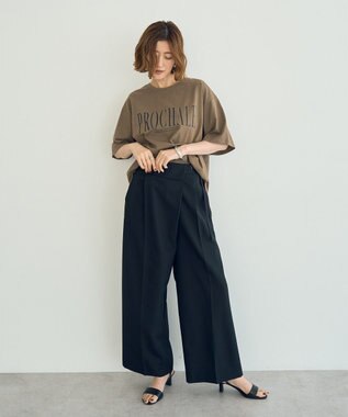 YECCA VECCA 【UVカット】ロゴBIGTee Khaki