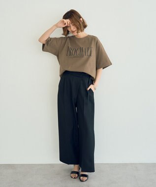 YECCA VECCA 【UVカット】ロゴBIGTee Khaki