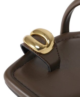 AMERICAN HOLIC メタルポイントトングサンダル Brown