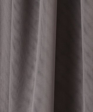 UNFILO L チュールスカート チャコール