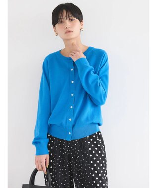 AMERICAN HOLIC ＵＶカットクルーネックニットカーディガン Blue