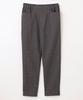 ANY 【UVカット/ウエストゴム/ストレッチ】大人の７daysデイリーパンツ グレンチェック